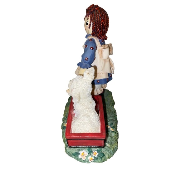 Raggedy Ann Vintage Figurine Simon & Schuster Good Deeds Fill the Heart With Joy - Picture 4 of 6